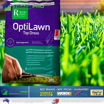 Potting Mix 30L OptiLawn Top dress Soil Dressing Organic Plants Pot Tub Garden