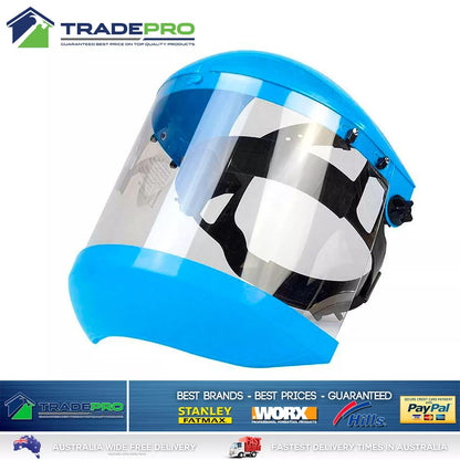 Safety Face Shield OX Aust Cert Eye Protection Visor Hard Hat Helmet PRO