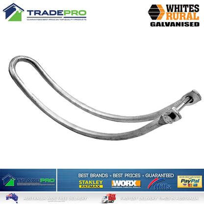 Whites Wires Farm Gate Double Bow Latch Kit Chain Wire Fence Hook Lock