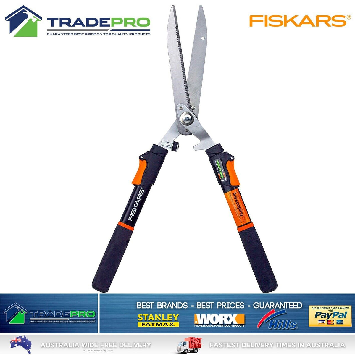 Fiskars Handle Fiskars Hedge Shears Telescopic Handles Power Lever Garden 83cm Gator ...