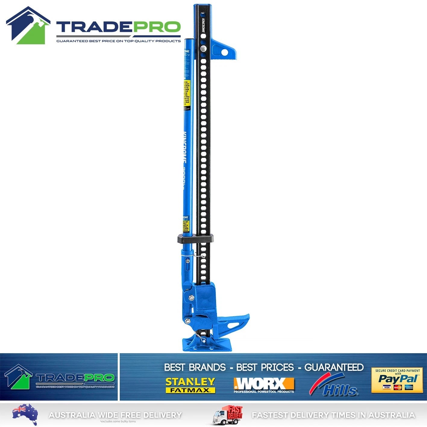 Kincrome High Lift Jack 2000kg 4wd Car Heavy Duty Offroad Recovery Lifting 4x4