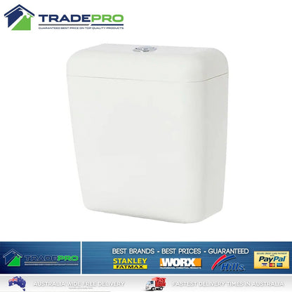 Toilet Cistern with Seat & Link Marbletrend MkII WELS Approved Modern Compact