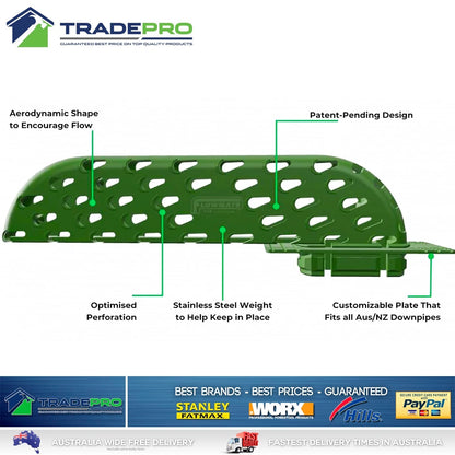 3x Flowmate Gutter Guard Downpipe Leaf Blockage Stopper EZY DIY Filter Strainer