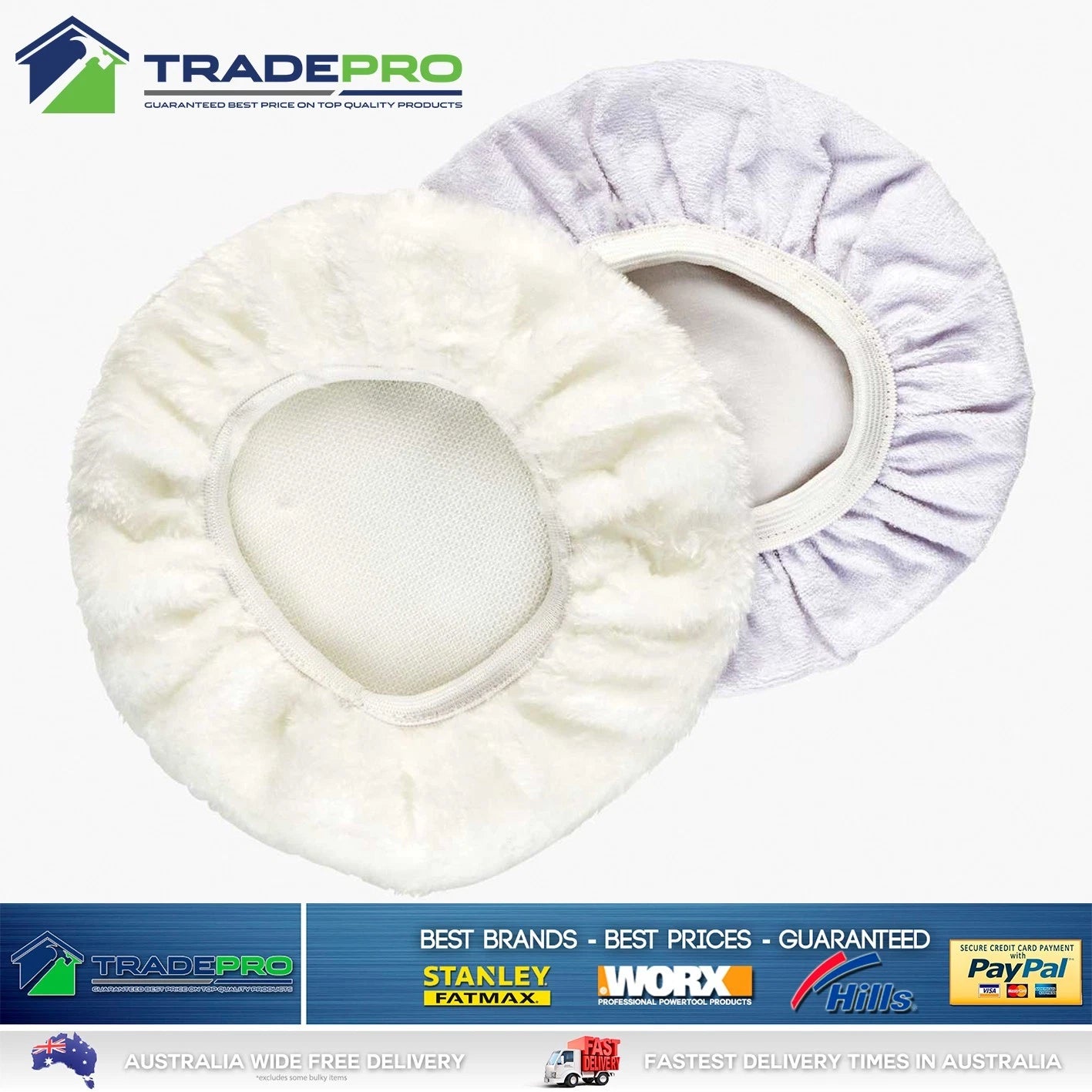 Polisher Buffer Sander Kit 240mm 240V Rok Dual Orbital Car Boat Polish