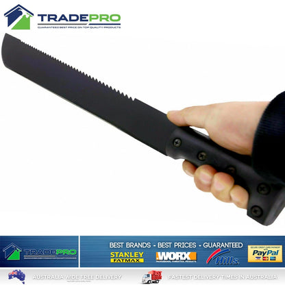Machete Knife Sawback Machette Hunting 46cm sharpened Edge Blade & Handle Bush