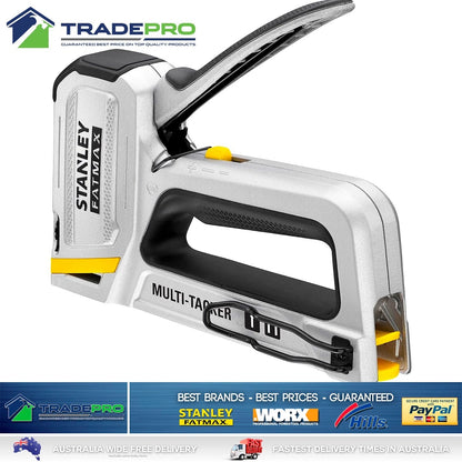 Staple Gun Brad Nailer Stanley Heavy Duty 2in1 FatMax Stapler Sharpshooter PRO