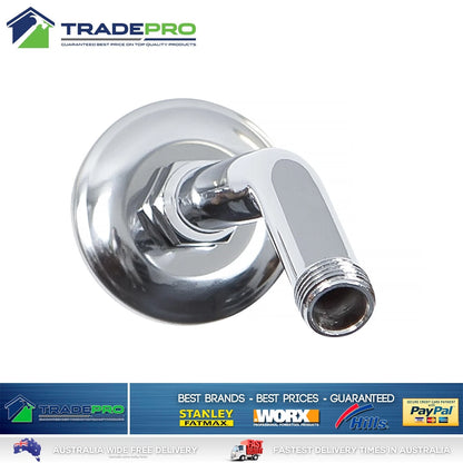 Shower Head & Arm Kit 75mm Chrome EZYFIT All Directional WELS & Ball Joint
