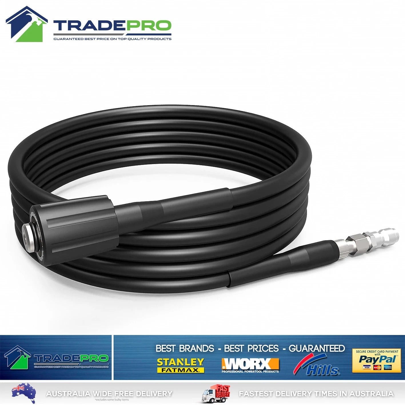 Kincrome High Pressure Washer Cleaner Kit 8m Hose Electric 1520 PSI 1400W Water