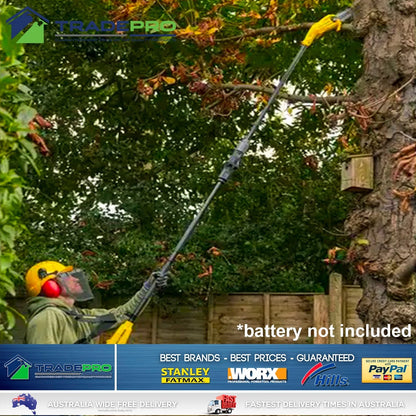 Stanley Fatmax 18V Pole Saw V20 Tree Bush Cutter Brushless 20cm Bar 3m Reach