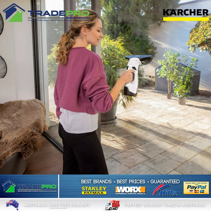 Karcher WV2 Cordless Window Washer Vacuum Cleaning Vac Kit Plus with Battery