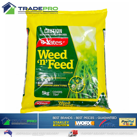 Yates PRO 5kg Buffalo Pro Weed 'n' Feed Granular Weed Killer and Fertilizer