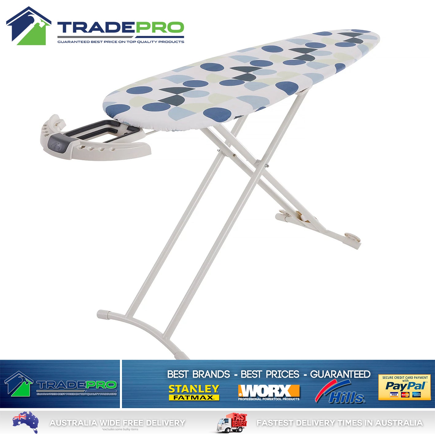 Hills® Ironing Board Premium Extra Large PRO Rotating Caddy Professional 7546484