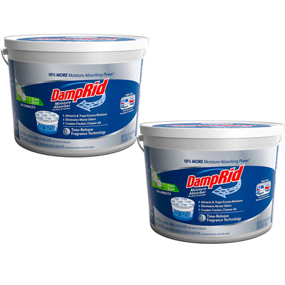 2x DampRid Moisture Absorber 1.34KG Hi-Capacity Damp Rid Mould Odour Kill PRO