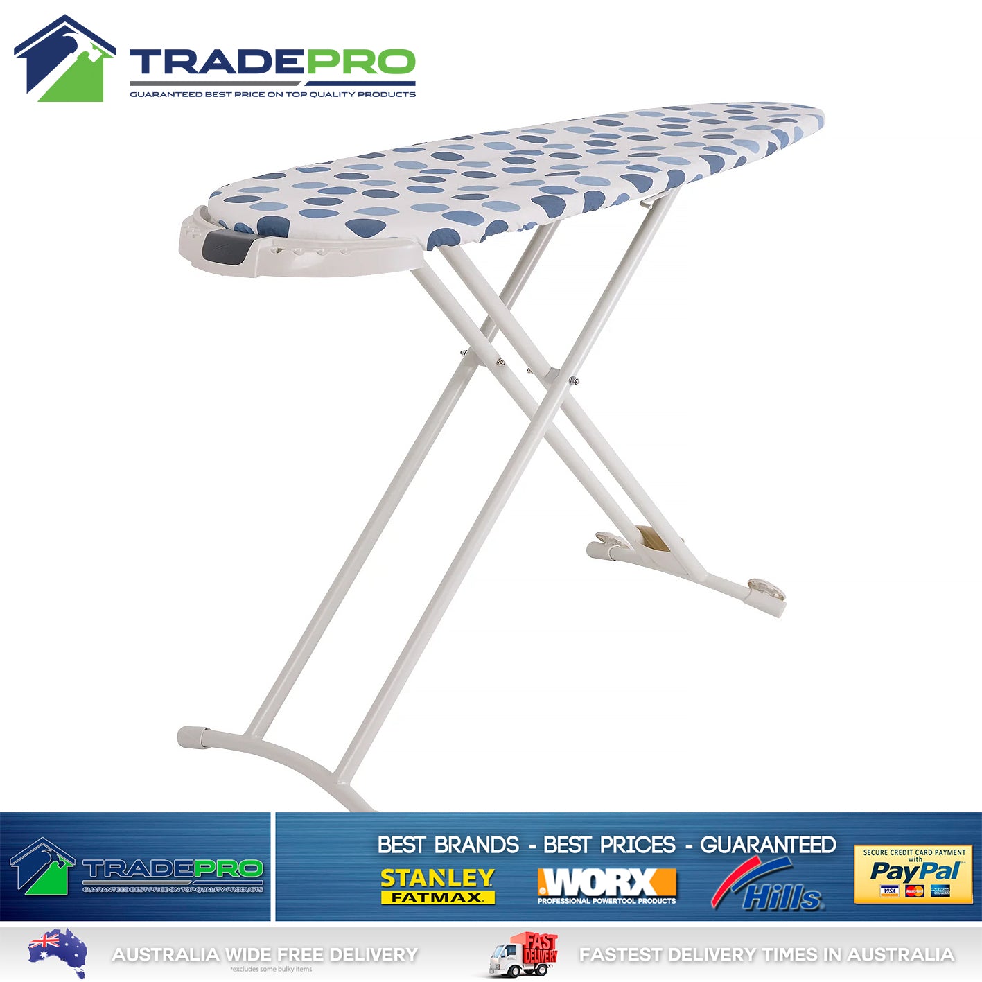Hills® Ironing Board Premium Extra Large PRO Rotating Caddy Professional 7546484