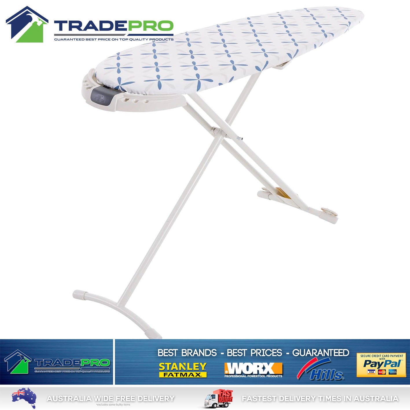 Hills® Ironing Board Premium Large with Sliding Caddy Professional 7546476