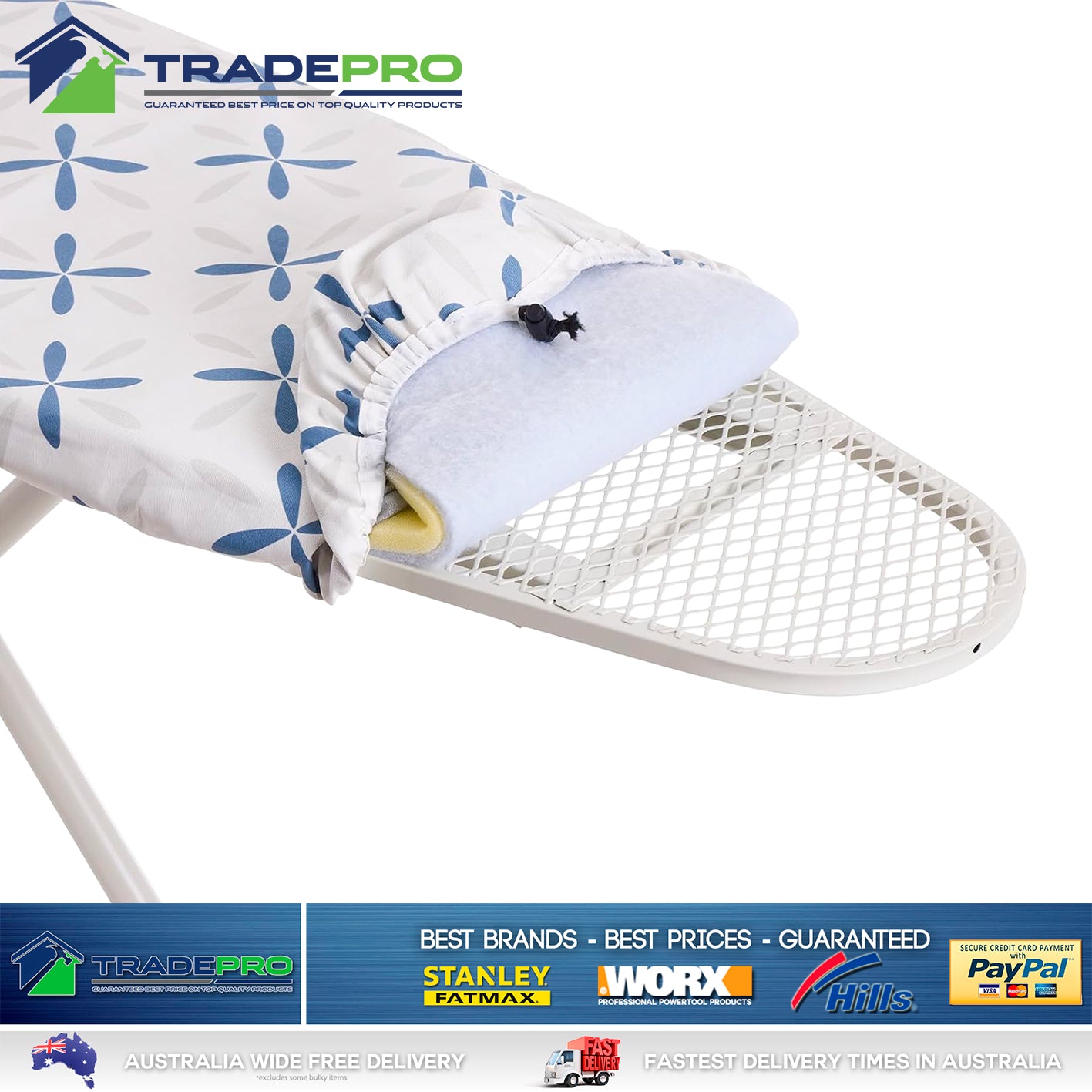 Hills® Ironing Board Premium Large with Sliding Caddy Professional 7546476