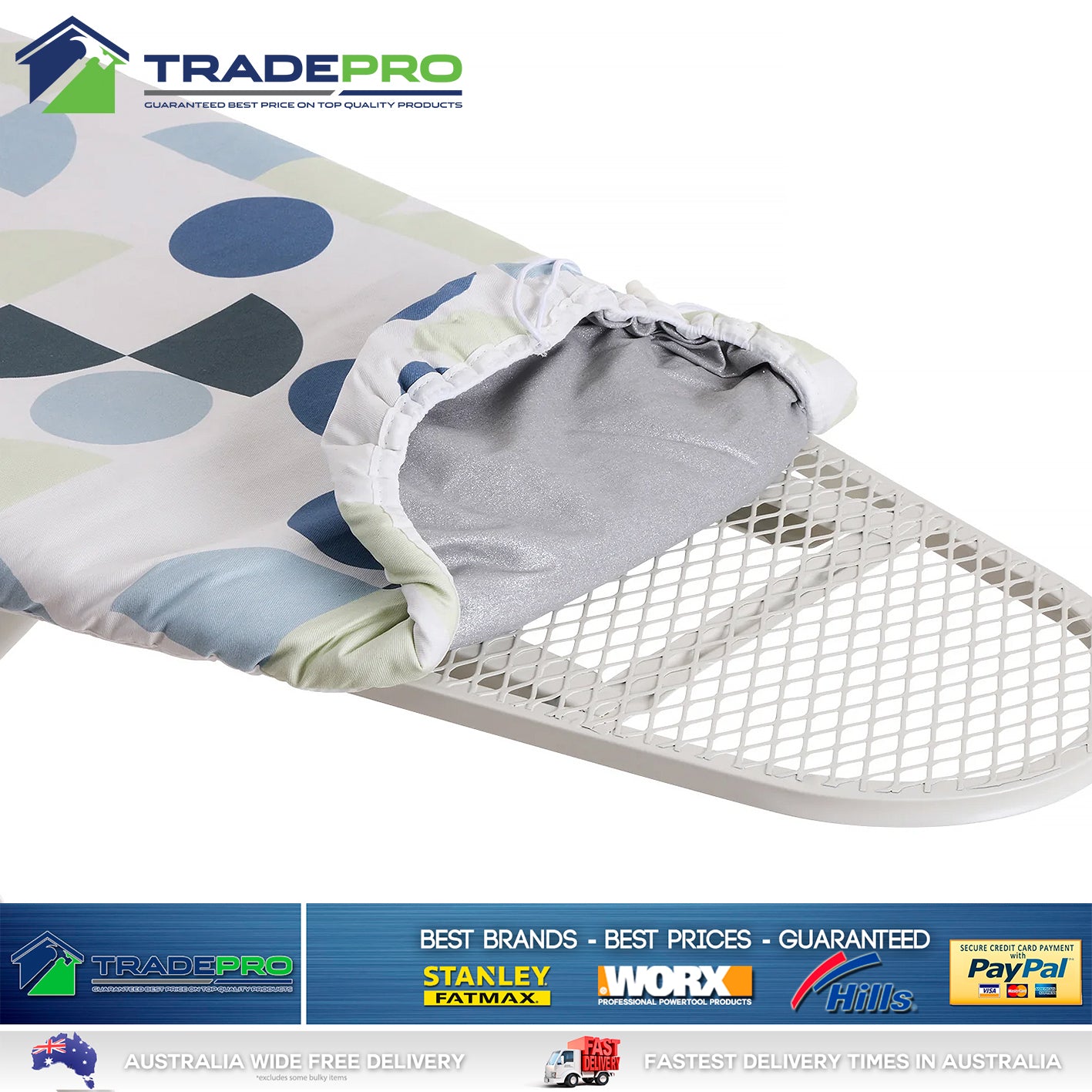 Hills® Ironing Board Premium Extra Large PRO Rotating Caddy Professional 7546484