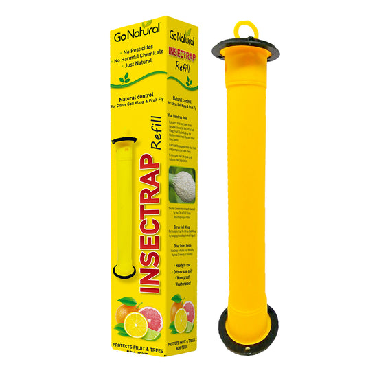 Fruit Fly Wasp Aphid Insect Trap Refill Go Natural® Catcher Killer Bait Citrus