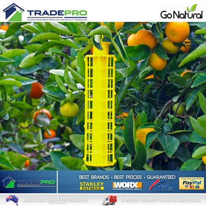 2x Fruit Fly Wasp Aphid Insect Traps Go Natural Catcher Killer Bait Trees Citrus