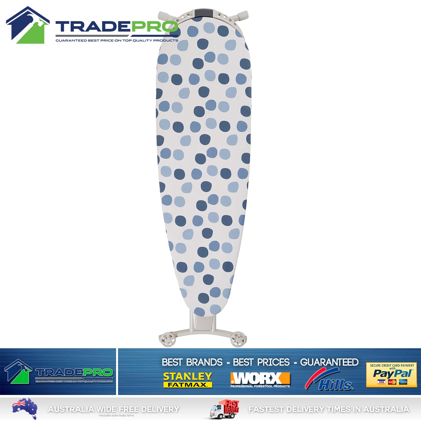 Hills® Ironing Board Premium Extra Large PRO Rotating Caddy Professional 7546484