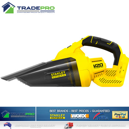 Stanley® Fatmax 18V V20 Vacuum Cleaner PRO Cordless Hand Work Shop Vac Skin