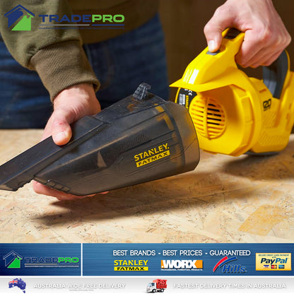 Stanley® Fatmax 18V V20 Vacuum Cleaner PRO Cordless Hand Work Shop Vac Skin