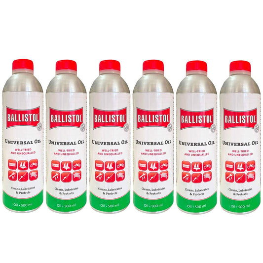 6x Ballistol Lubricant 500ml Cleaning Oil Gun Firearm Spray Protect Cleaner Pure