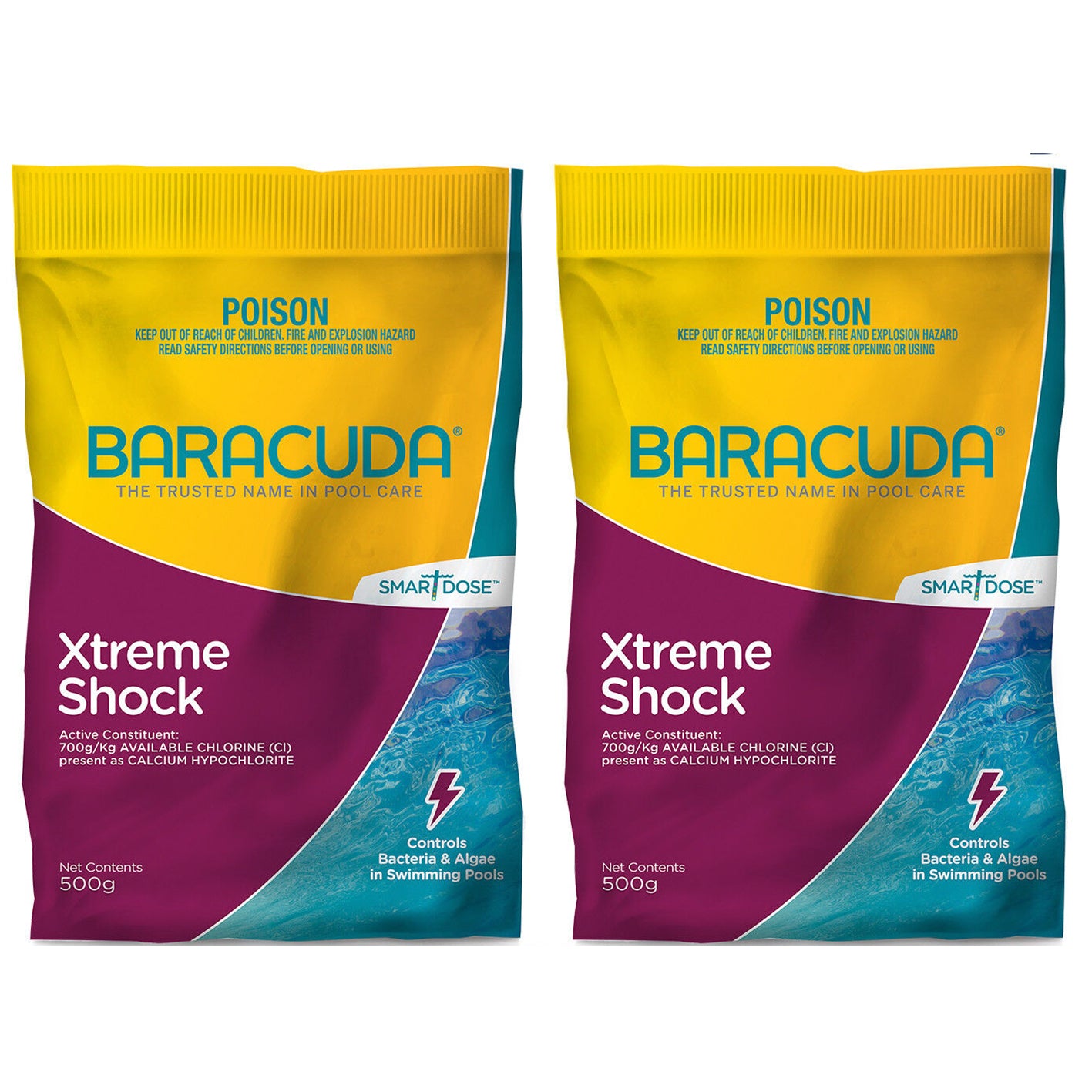 Pool Shock Baracuda 1kg Treatment Super Shockit Chlorine PRO Strength Granular