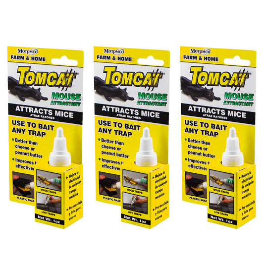 3x Mouse Attractant Gel Tomcat® PRO Baiting Trapping Vermin Rodent Pest Control