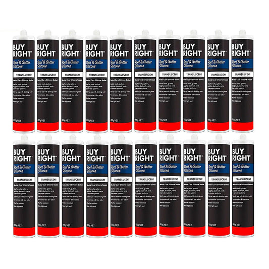 20x Roof & Gutter 300g Seal Silicone Transparent Clear Sealant Sealer PRO