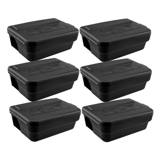 6x Tomcat Made Rat Bait Station Genuine PRO USA Lockable Weather Proof Trap