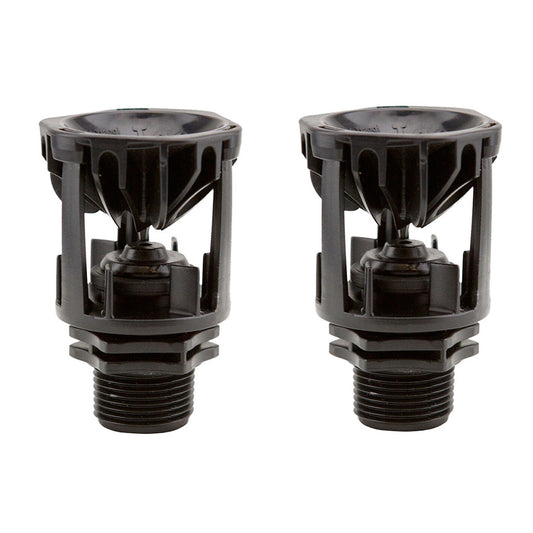 2x Wobble Tee Pro Water Efficient Head Top Only Sprinkler New Model Aust Made
