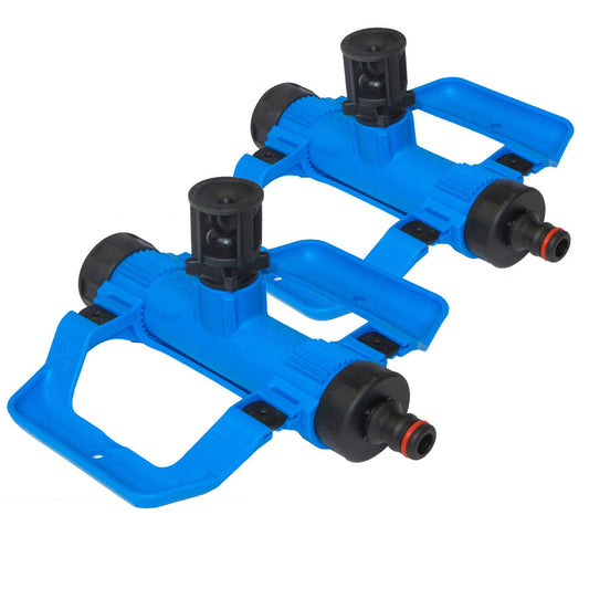 2x Wobble Tee Clever Drop Sprinkler Aussie Model PRO Water Saving Grass Lawn