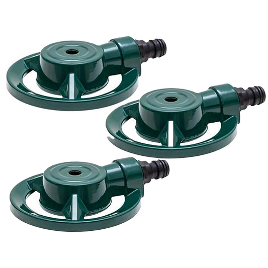 3x Lawn Sprinkler Metal Quality Super Tuff Grass Garden Watering Dads 6929178