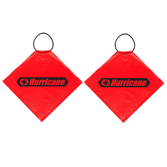 2x Safety Flag Trailer Load Propellor Signal Flag Bulk Orange Hi-Vis Truck Car