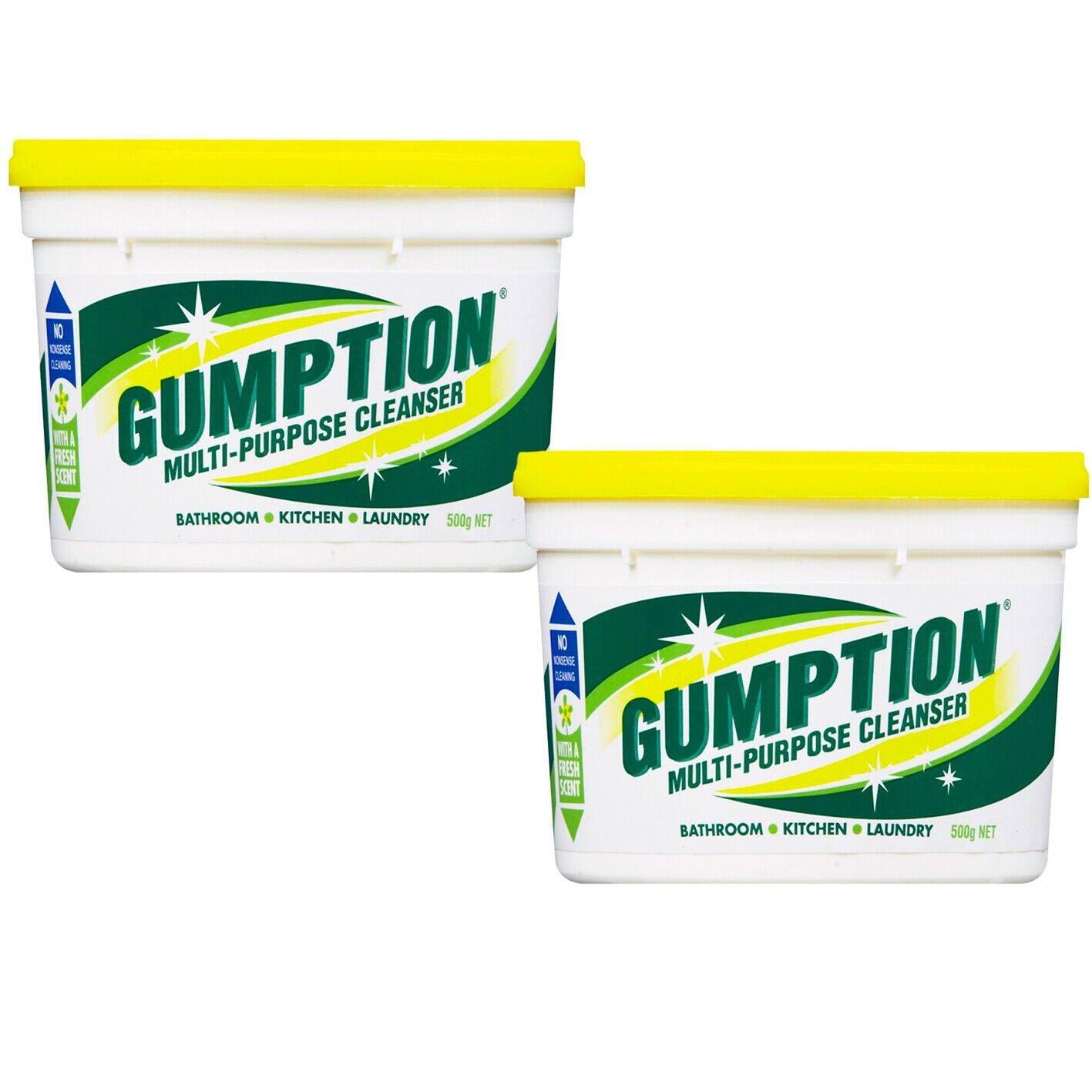 2x Gumption Paste Multipurpose Cleaner AUST MADE 500g Tub Kitchen Bathroom Tiles
