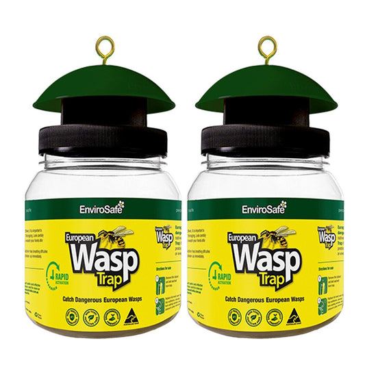 2x Wasp Trap EnviroSafe® Ultimate with Bait Safe & Easy European Wasps Kill