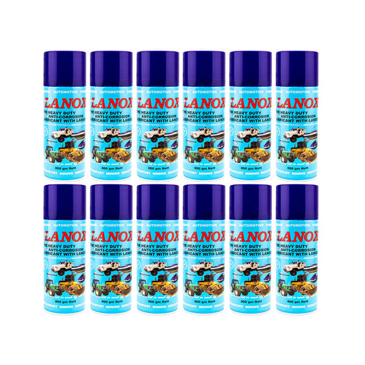 Inox Spray Genuine Lanox® MX4 12x 300gm Anti corrosion lanolin lubricant Marine