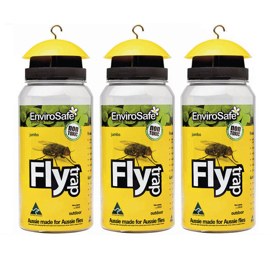 3x Fly Wasp Trap XL Jumbo EnviroSafe® Ultimate with Bait Blow Horse HouseCatcher