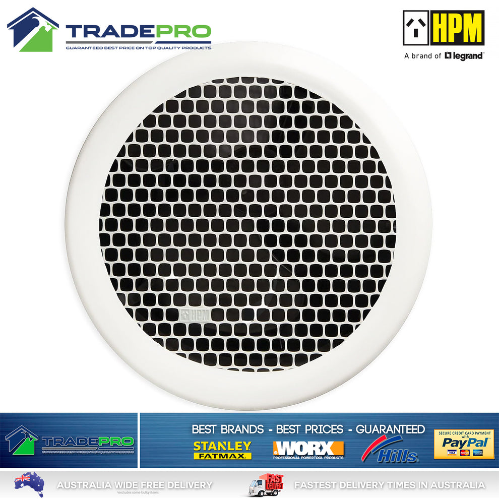 Exhaust Fan Bathroom 200mm Round Quality HPM® PRO Fan Ceiling Kitchen