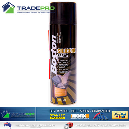 Silicone Spray Boston 350g Lubricant Treadmill Marine Anti Squeak Friction Oil 78640