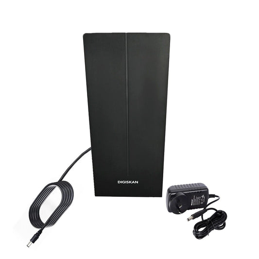 Premium TV Antenna Digital Indoor Strong Aerial HDTV Caravan RV Boat Black FM