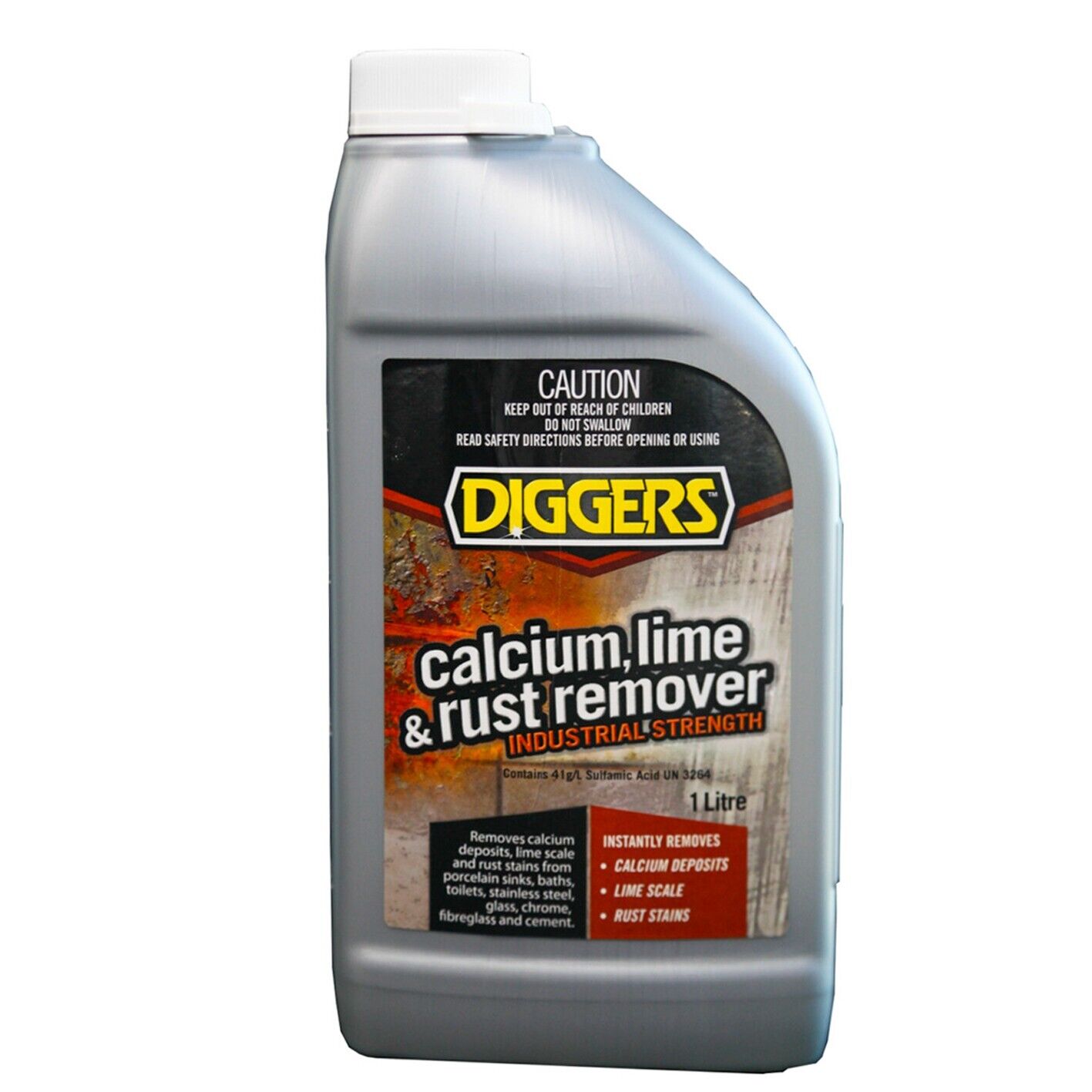 Cleaner Calcium Lime Rust CLR Stain Remover 1L Clean Sinks Bath Stainl ...