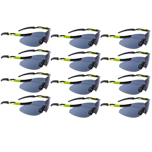 12x Work Safety Glasses PRO Specs PortWest AS1337.1 Eye Protection Sun UV Grey