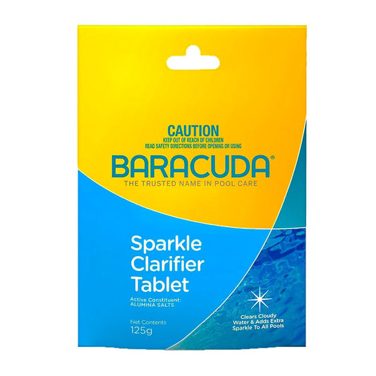 Sparkle Clarifier Tablet 125g Baracuda Clarifier Strength Clears Cloudy Water