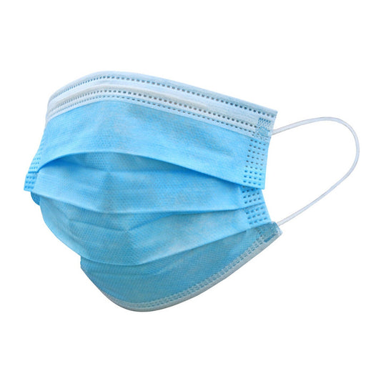 Sojo® Blue 10pc Disposable Triple Layer Protective Medical Mouth Face Mask Cover