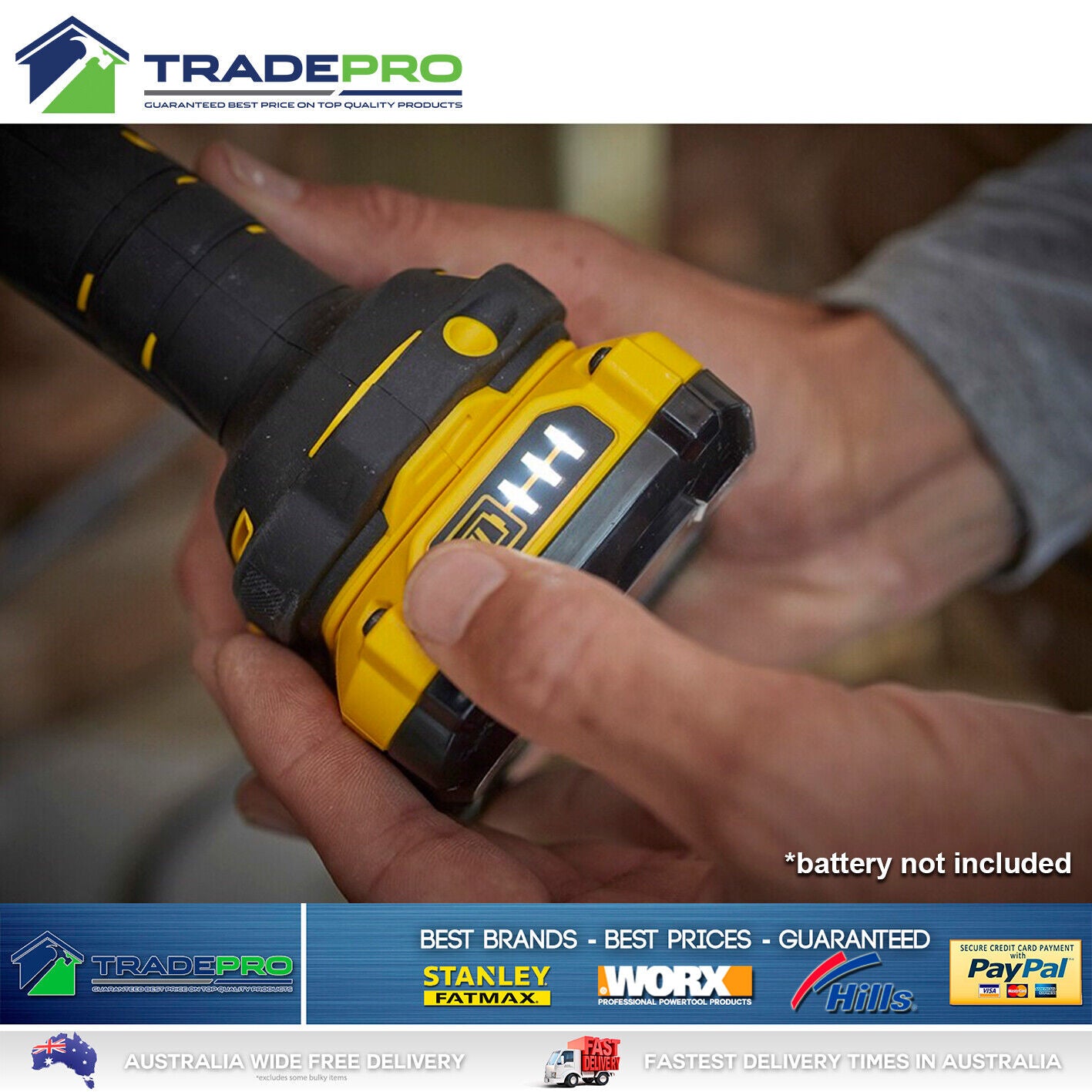 Stanley® Fatmax 18V V20 PRO Cordless LED Torch Flash Work Spot Light tool only