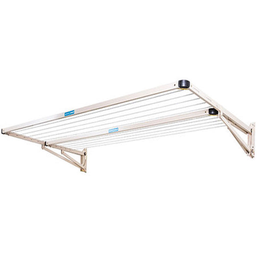 Double Folding Frame Clothesline Premium Fold Down Everyday Clothes Line