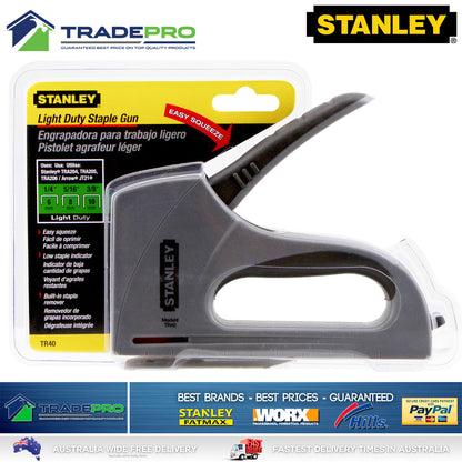 Staple Gun Stanley® Sharpshooter PRO TR40 All Purpose with Comfort Grip Stapler