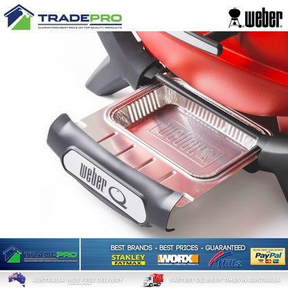 BBQ Weber Q1000 Portable Gas Barbecue Grill Stainless Steel Burner & Hose Baby Q